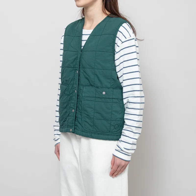 Folk Womens Gilet Vintage Green-1