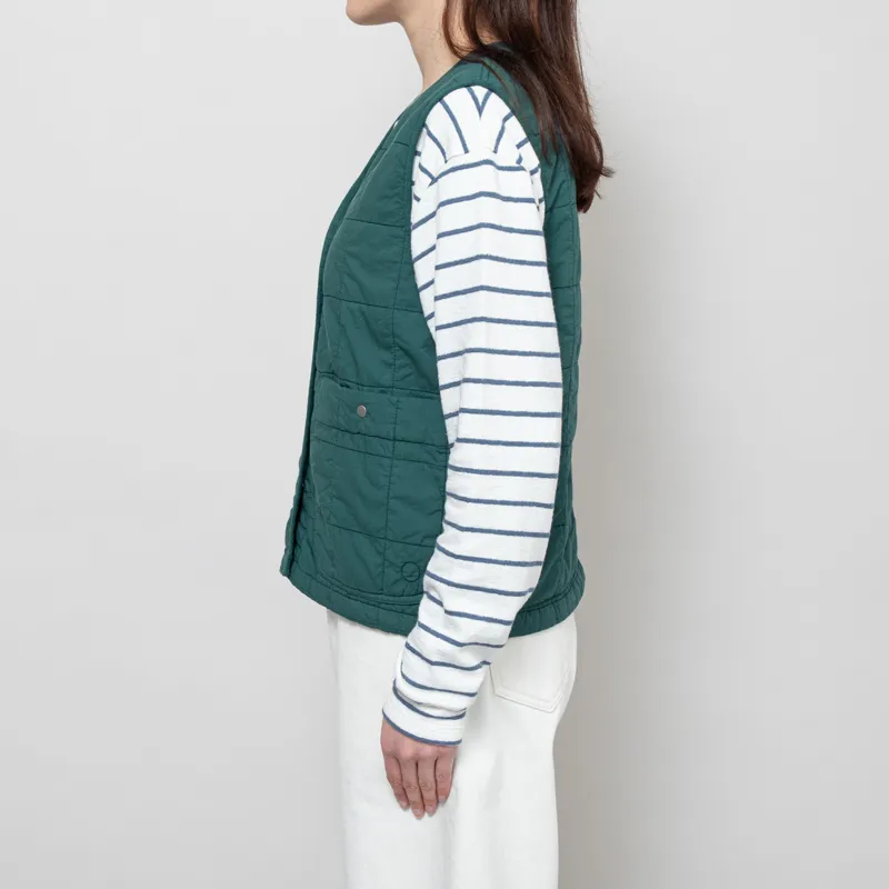 Folk Womens Gilet Vintage Green-2
