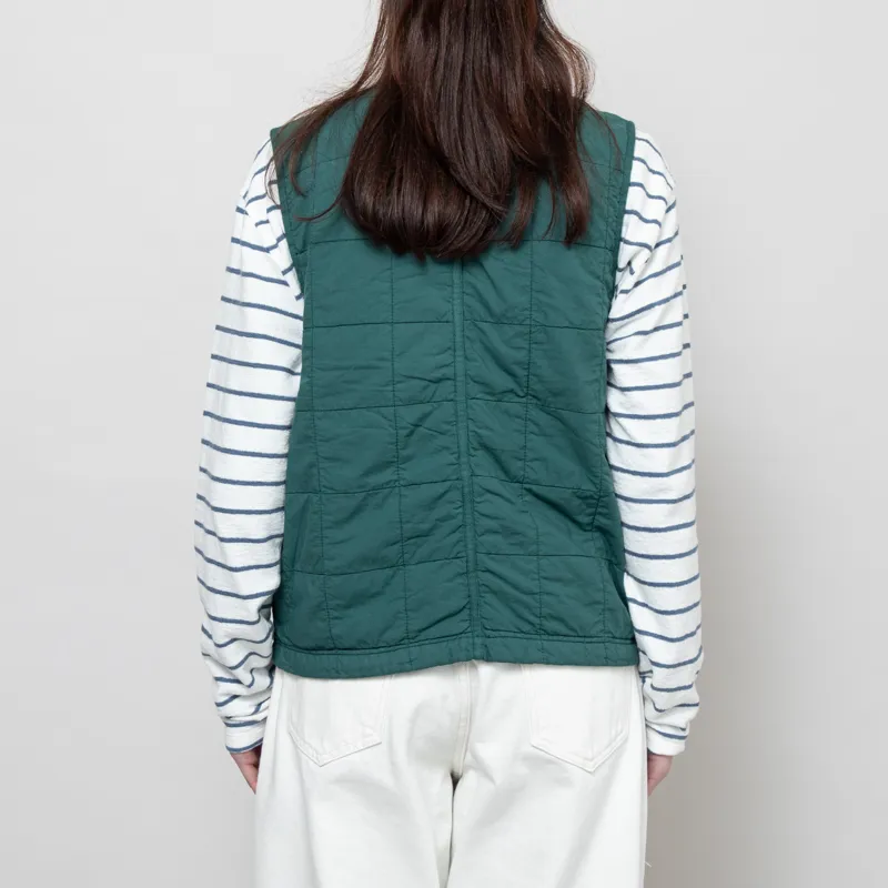 Folk Womens Gilet Vintage Green-3