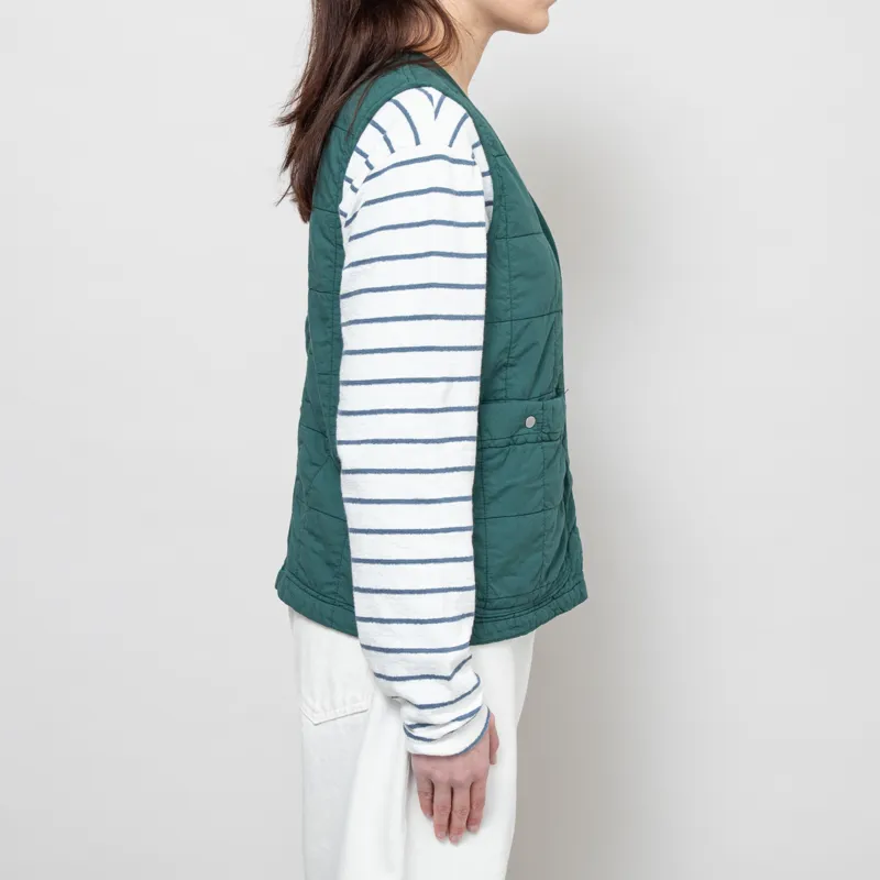 Folk Womens Gilet Vintage Green-4