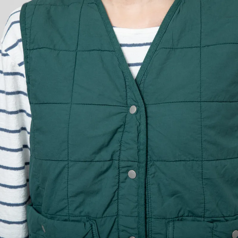 Folk Womens Gilet Vintage Green-5