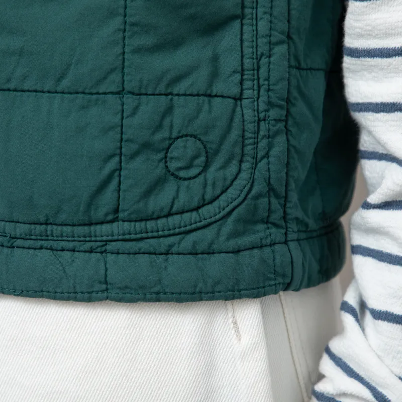 Folk Womens Gilet Vintage Green-7