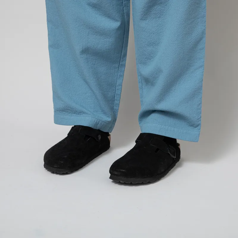 Folk Womens Drawcord Baggy Pants Light Indigo Topstitch-9