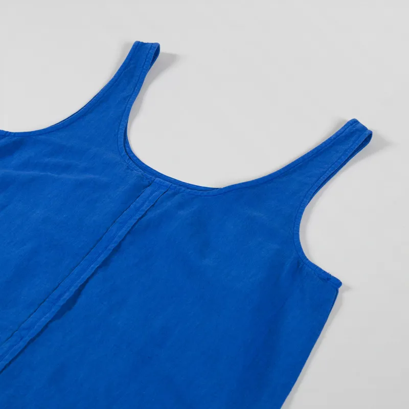 Folk Womens Scoop Back Vest Washed Cobalt-3