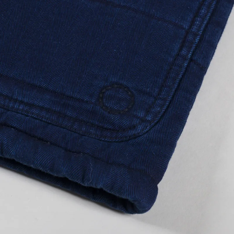 Folk Womens Quilted Gilet Denim Herringbone-6