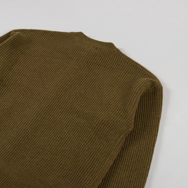 Frizmworks Wool Deck Zip Up Cardigan Cinnamon-3