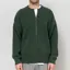 Frizmworks Wool Deck Zip Up Cardigan Forest Green