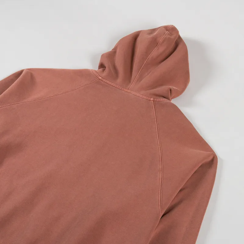 【WV PROJECT】24FW★ Cheek Pigment Hood Zip Up Frizmworks Mens OG Pigment Dyeing Hood Zip Up Parka Brick