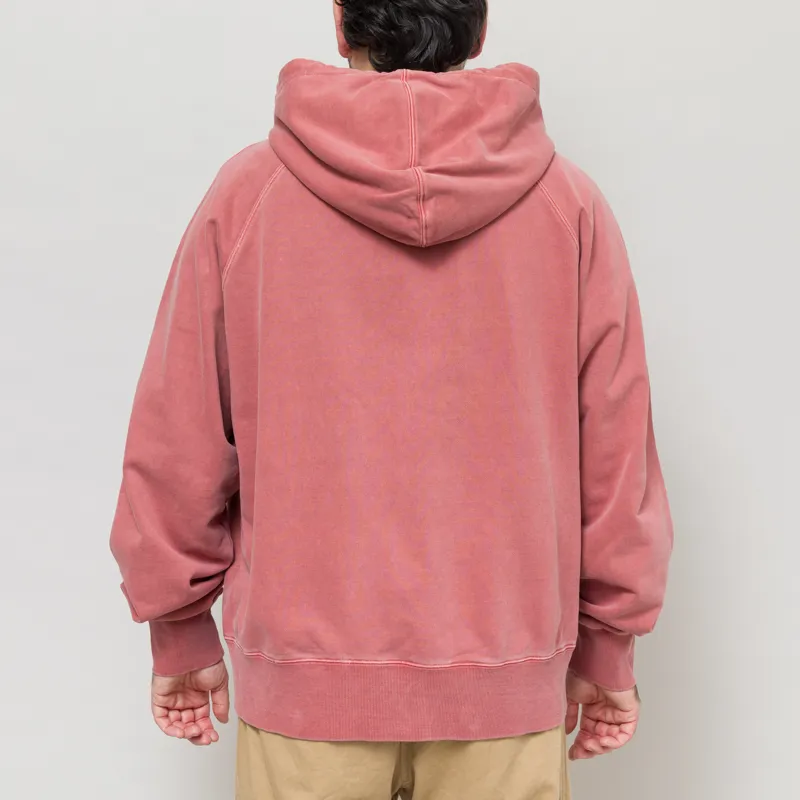 Frizmworks OG Pigment Dyeing Hood Zip Up Parka Pink-3