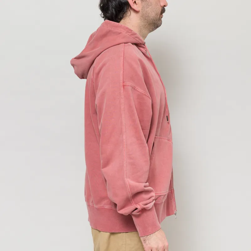 Frizmworks OG Pigment Dyeing Hood Zip Up Parka Pink-4