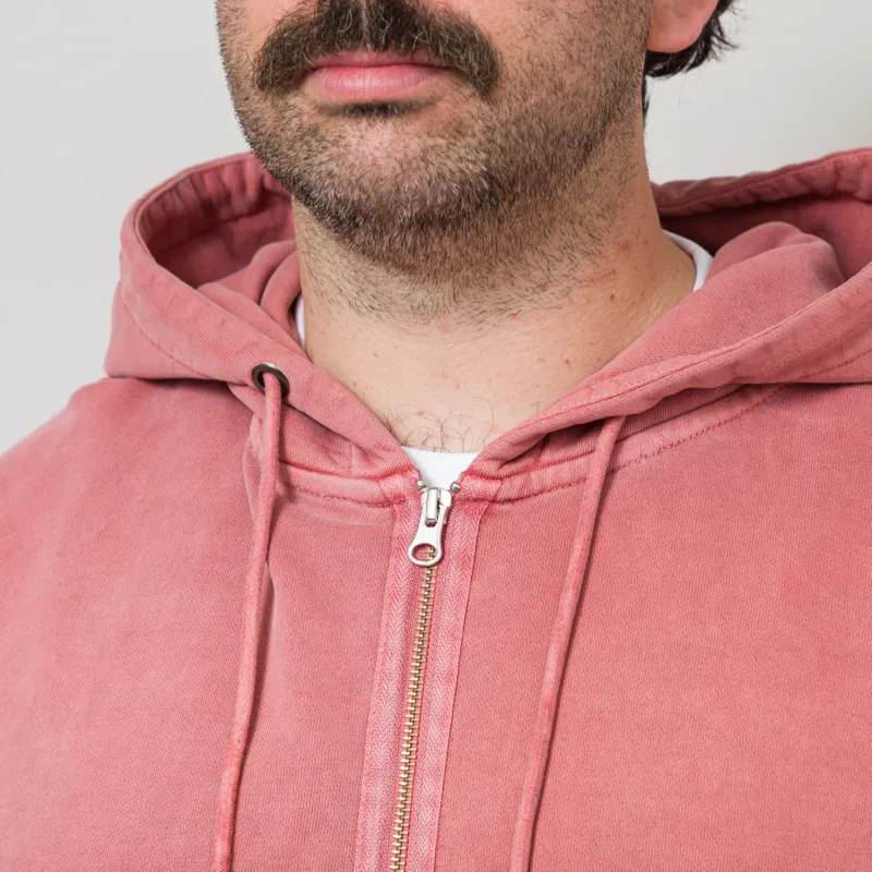 Frizmworks OG Pigment Dyeing Hood Zip Up Parka Pink-6