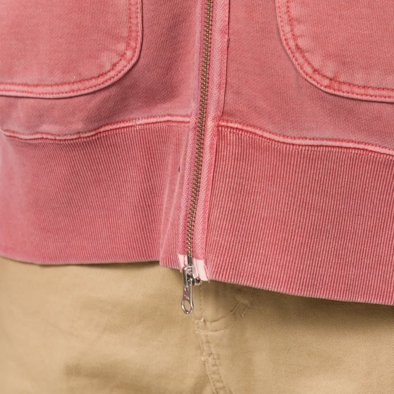 Frizmworks OG Pigment Dyeing Hood Zip Up Parka Pink-9