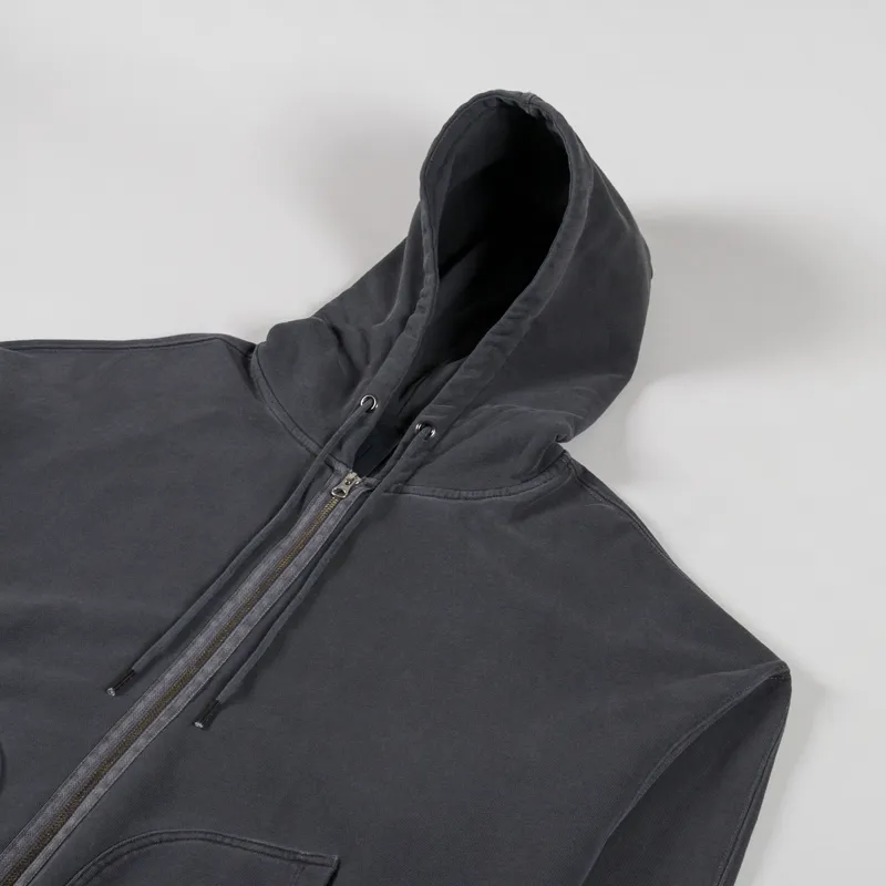 Frizmworks OG Pigment Dyeing Hood Zip Up Parka Charcoal-2