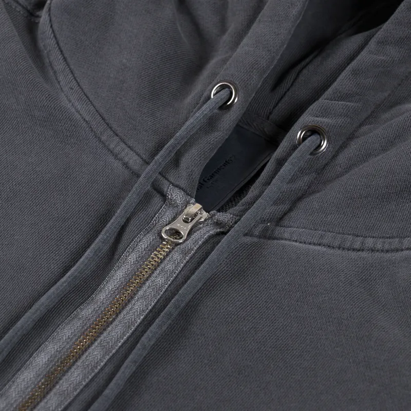 Frizmworks OG Pigment Dyeing Hood Zip Up Parka Charcoal-4