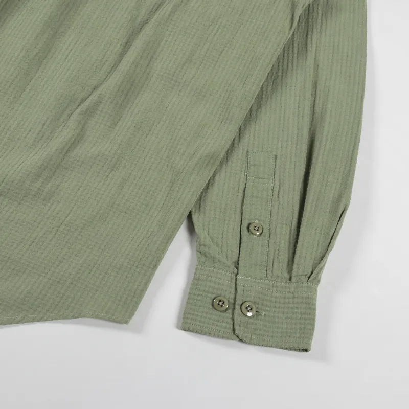 Frizmworks OG Dobby Weave Seersucker Shirt Olive-7