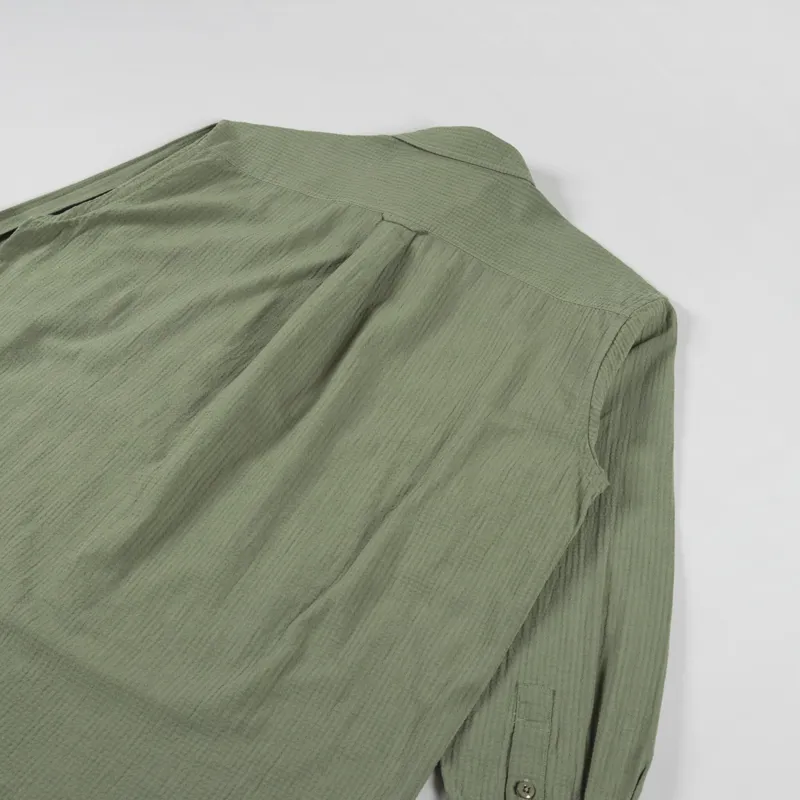 Frizmworks OG Dobby Weave Seersucker Shirt Olive-3