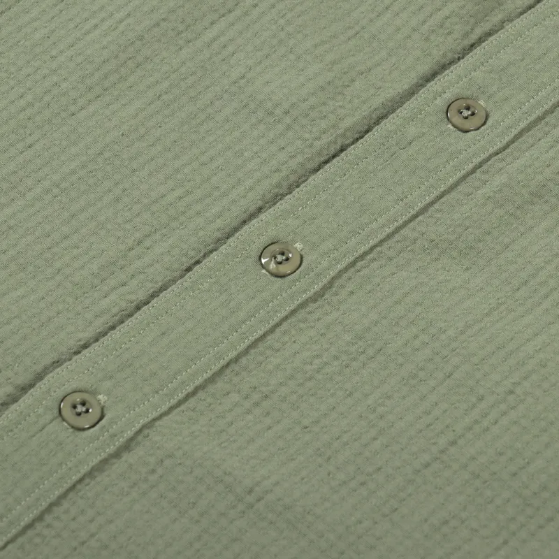 Frizmworks OG Dobby Weave Seersucker Shirt Olive-4