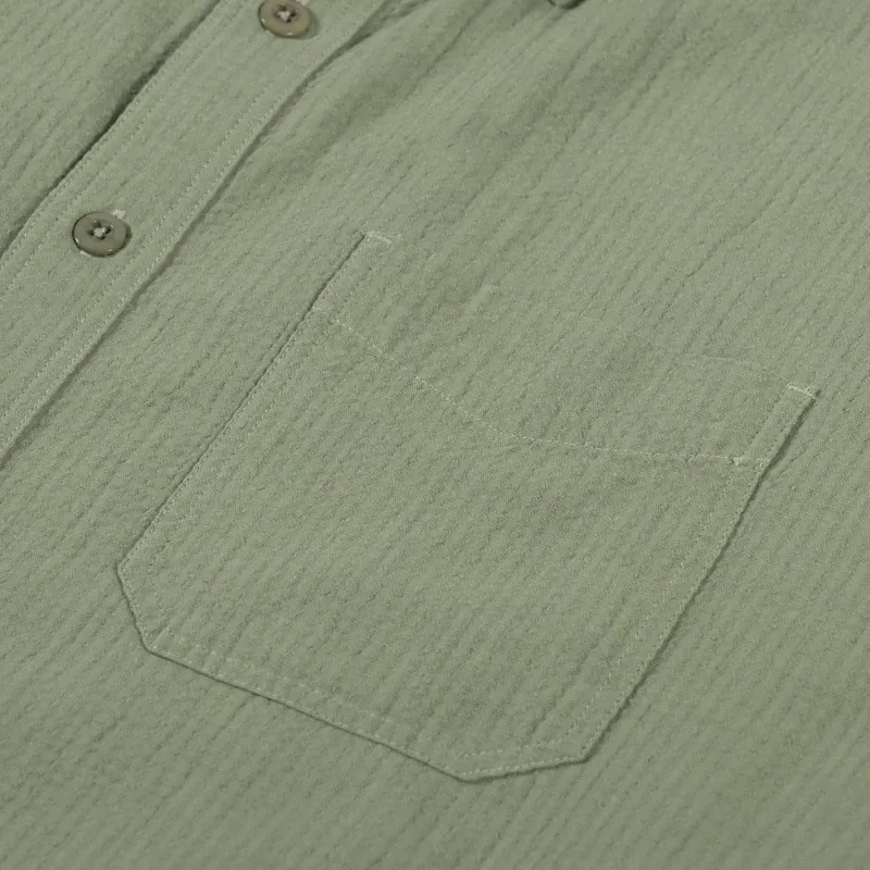 Frizmworks OG Dobby Weave Seersucker Shirt Olive-5