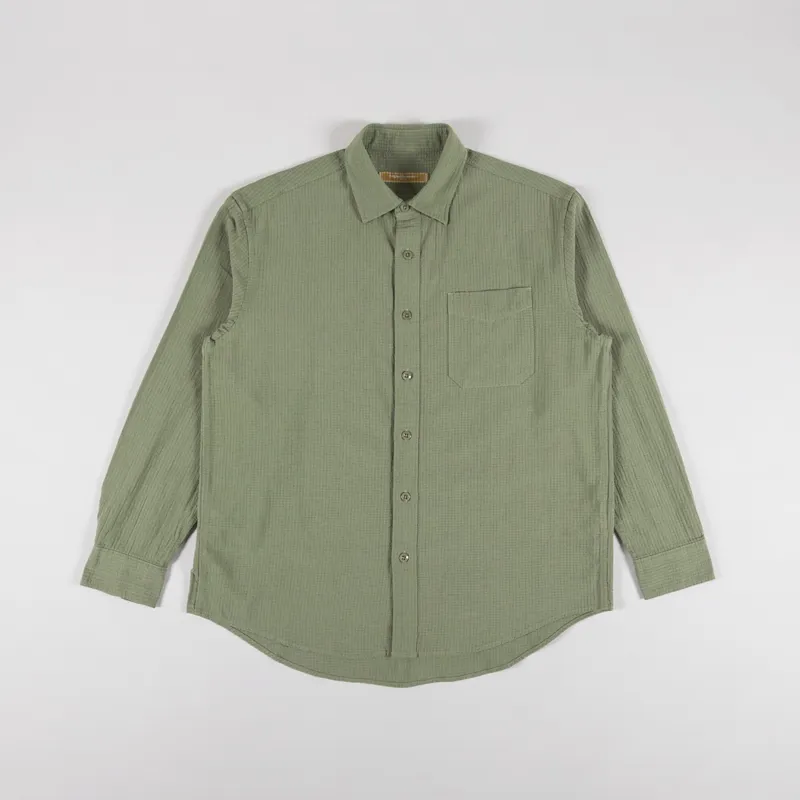 Frizmworks OG Dobby Weave Seersucker Shirt Olive