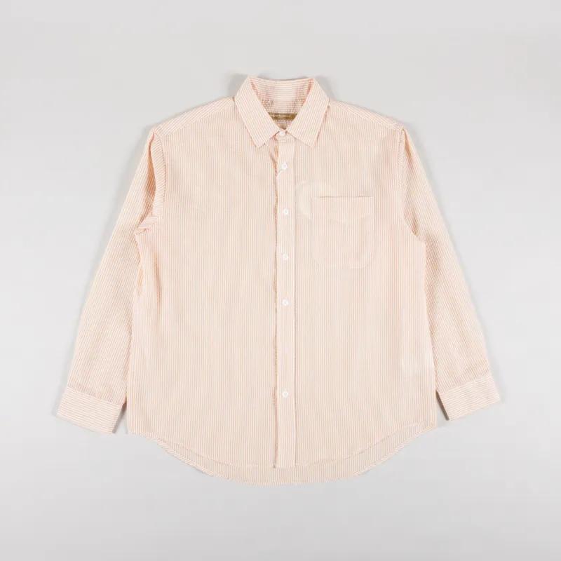 Frizmworks OG Stripe Seersucker Shirt Orange