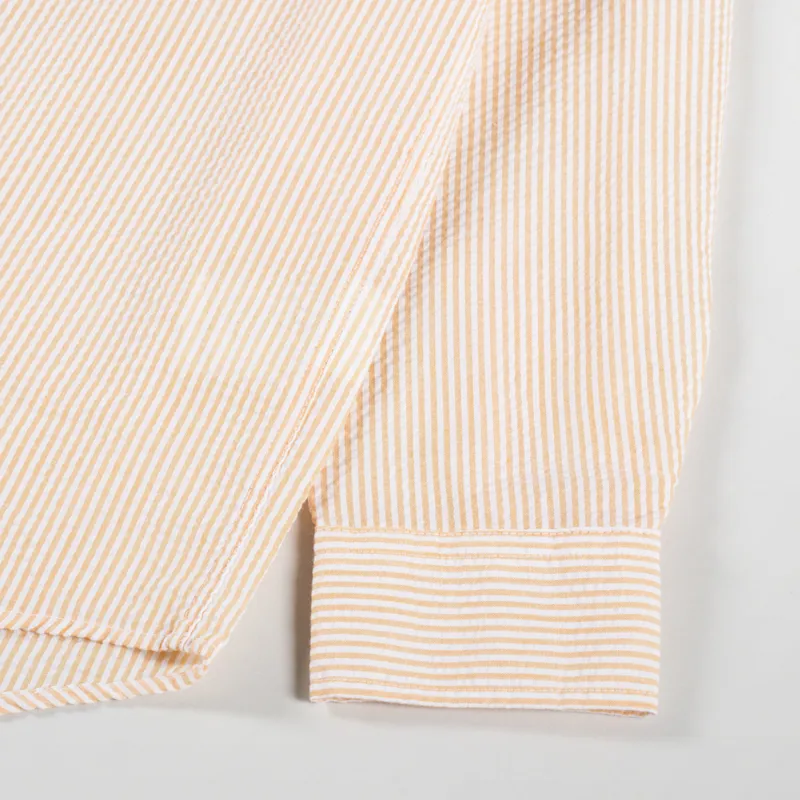 Frizmworks OG Stripe Seersucker Shirt Orange-7