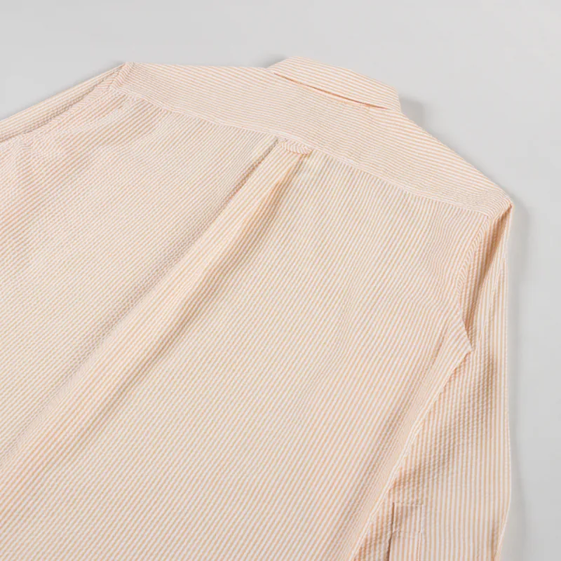 Frizmworks OG Stripe Seersucker Shirt Orange-3