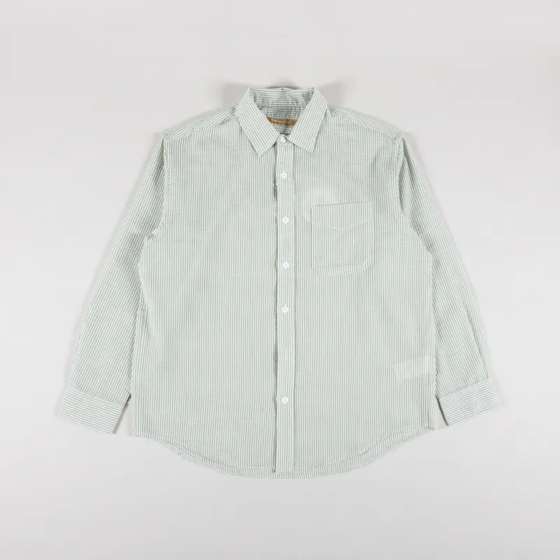 Frizmworks OG Stripe Seersucker Shirt Green