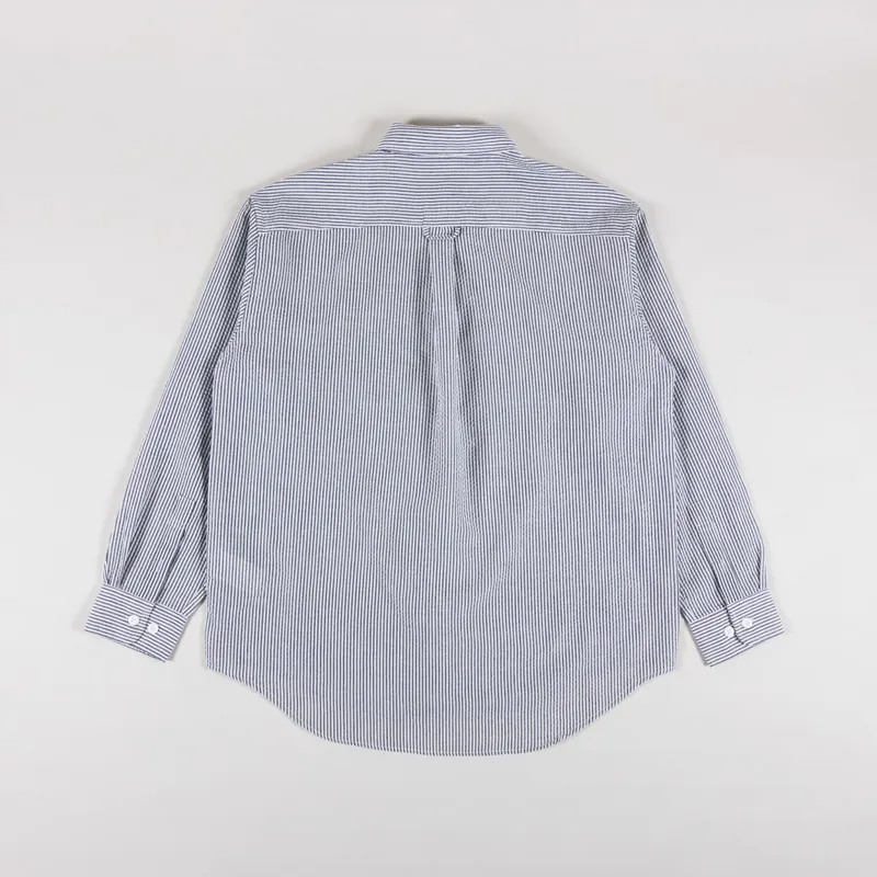 Frizmworks OG Stripe Seersucker Shirt Black-1