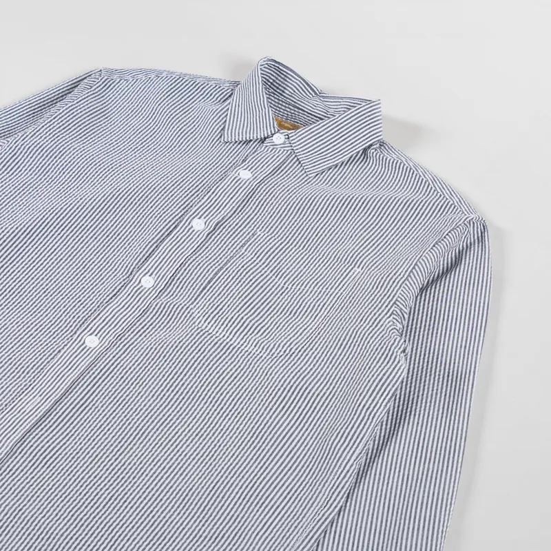 Frizmworks OG Stripe Seersucker Shirt Black-2