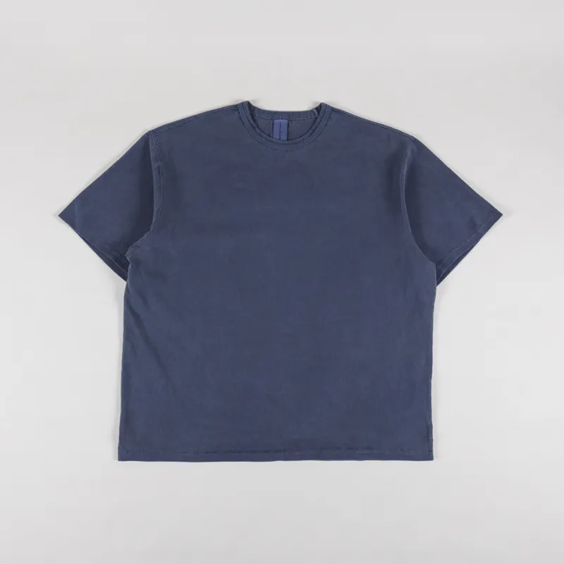 Frizmworks Mens OG Pigment Dyeing Half T Shirt Tee Blue