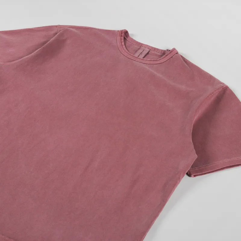 Frizmworks OG Pigment Dyeing Half T Shirt Pink-1
