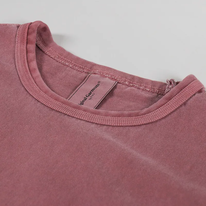 Frizmworks OG Pigment Dyeing Half T Shirt Pink-2