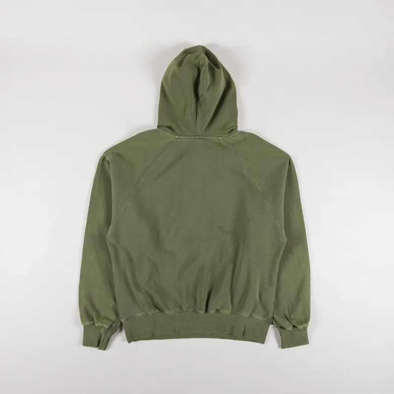 Frizmworks OG Pigment Dyeing Hoodie Green-1