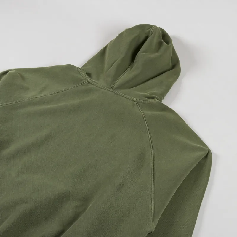 Frizmworks OG Pigment Dyeing Hoodie Green-3