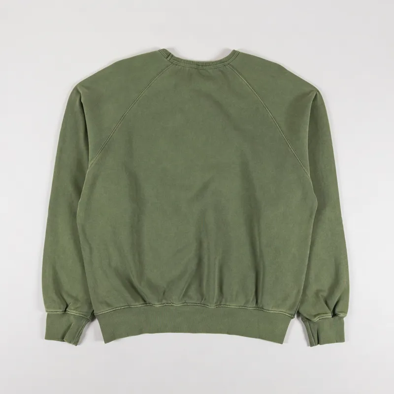 Frizmworks OG Pigment Dyeing Sweatshirt Green-1