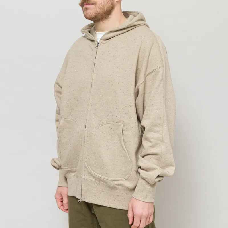 Frizmworks OG Bocaci Heavyweight Hood Zip Up Parka Beige-1