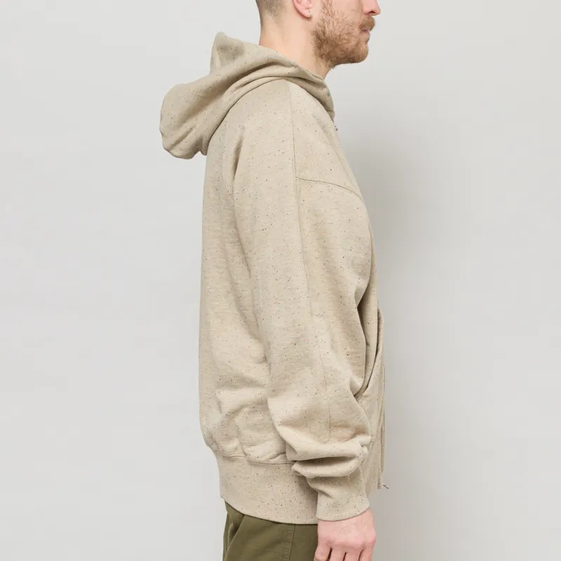 Frizmworks OG Bocaci Heavyweight Hood Zip Up Parka Beige-4