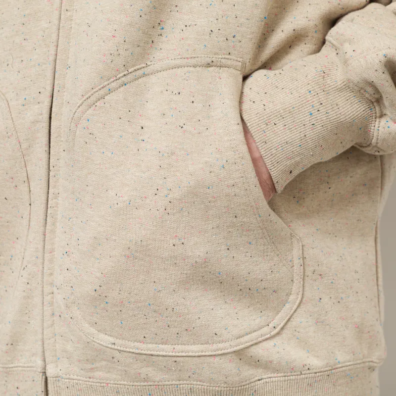 Frizmworks OG Bocaci Heavyweight Hood Zip Up Parka Beige-8