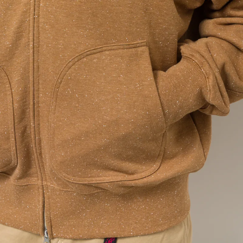 Frizmworks OG Bocaci Heavyweight Hood Zip Up Parka Camel-8