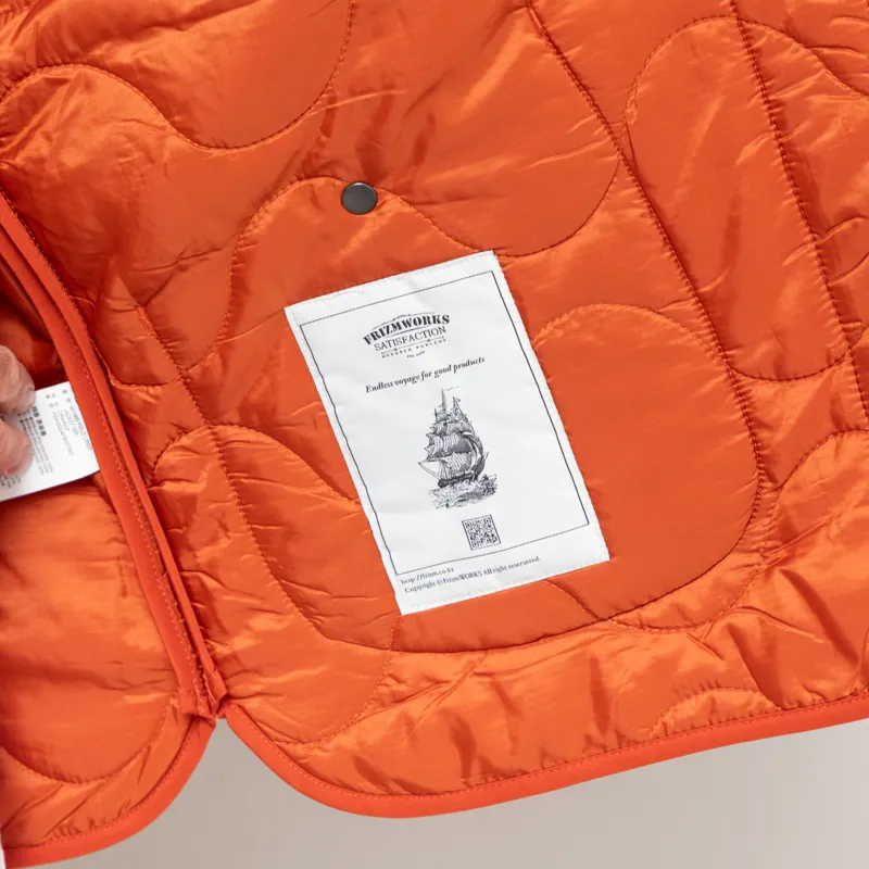 Frizmworks M1965 Field Liner Jacket Orange-8