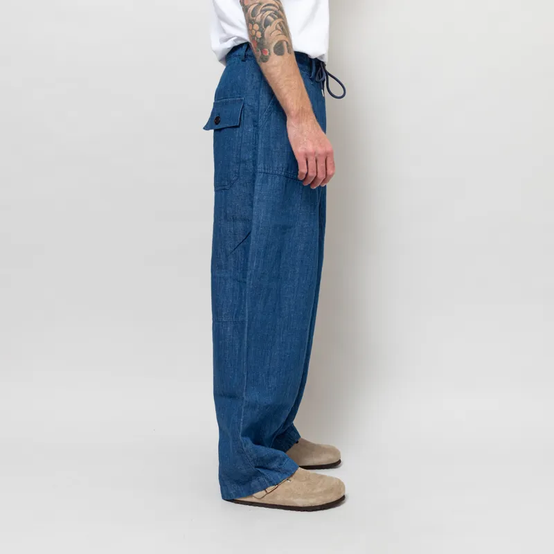 Frizmworks Denim Balloon Pants Blue-4