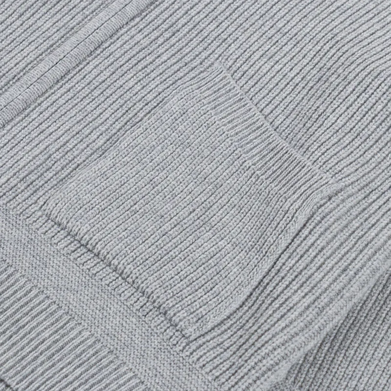 Frizmworks Wool Deck Zip Up Cardigan Light Grey-5