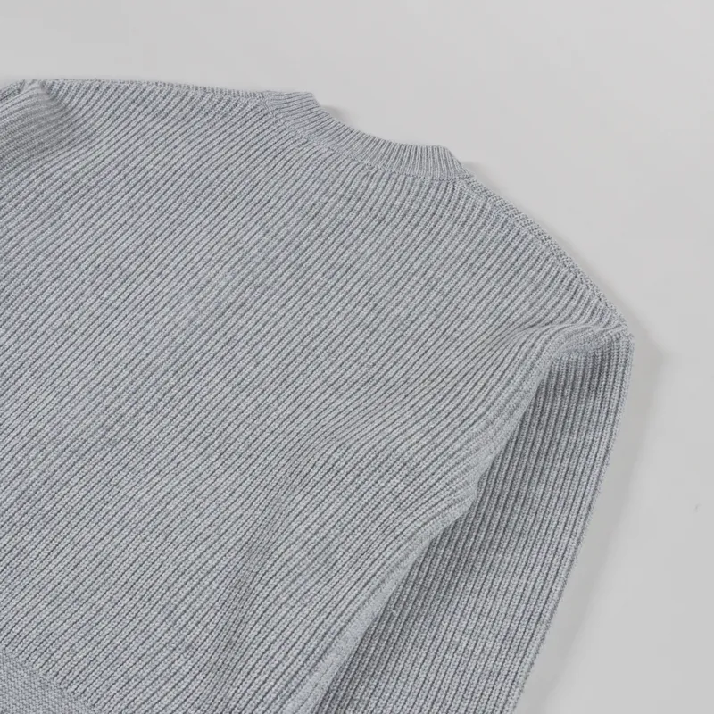 Frizmworks Wool Deck Zip Up Cardigan Light Grey-3