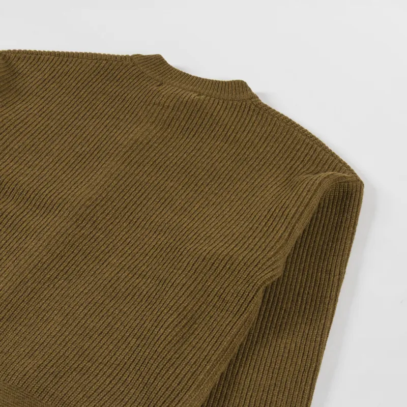 Frizmworks Wool Deck Zip Up Cardigan Cinnamon-3