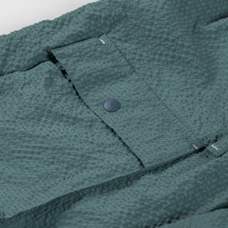 Frizmworks Mens Comfortable Banding Seersucker Shorts Teal