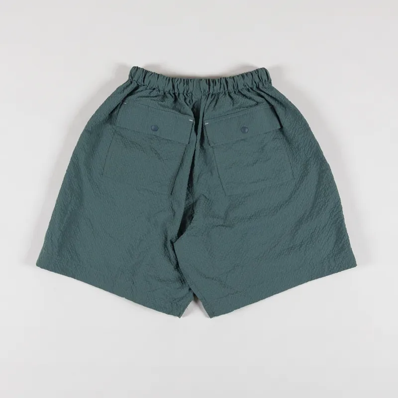 Frizmworks Mens Comfortable Banding Seersucker Shorts Teal