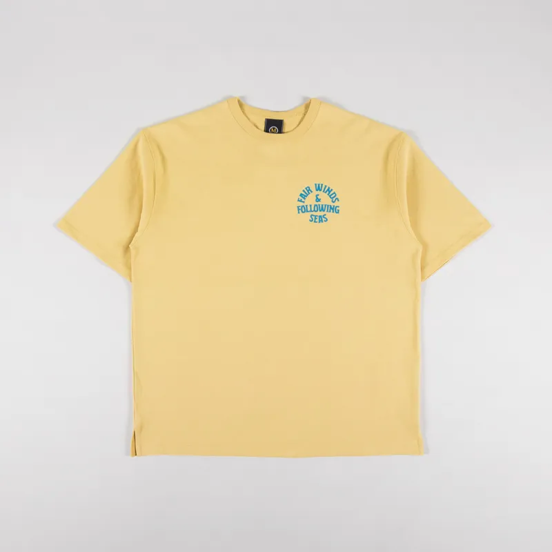 Frizmworks Fair Winds And Following Seas T Shirt Yellow-1