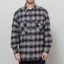 Frizmworks Flannel Check Work Shirt Midnight Blue