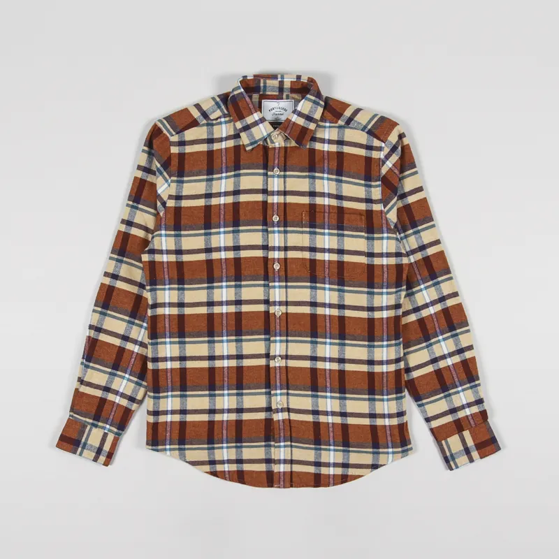 Portuguese Flannel Fall Palette Shirt Tan