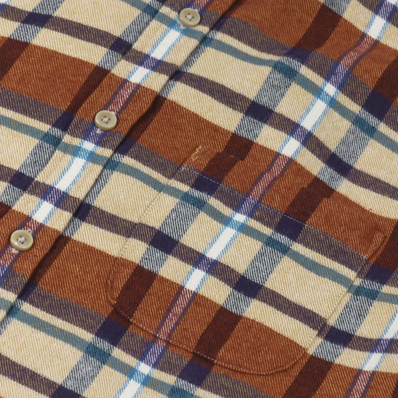 Portuguese Flannel Fall Palette Shirt Tan-7